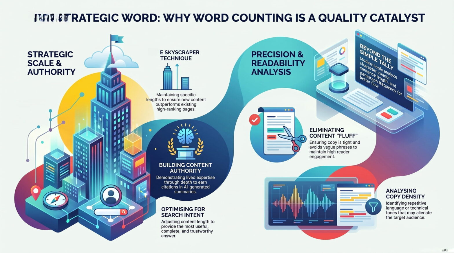 Word counter tool helping writers track length and improve content readability
